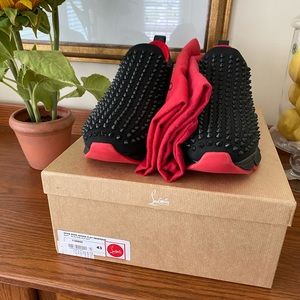 Christian Louboutin  Flat Spike Sock - 30mm